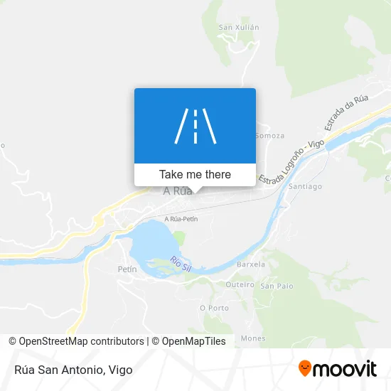 Rúa San Antonio map