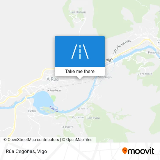 Rúa Cegoñas map