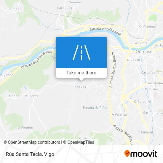 Rúa Santa Tecla map