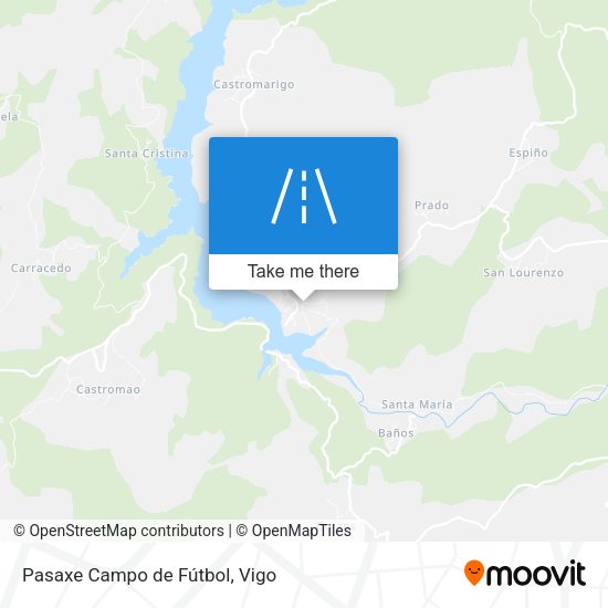 Pasaxe Campo de Fútbol map
