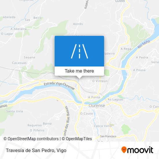 Travesía de San Pedro map