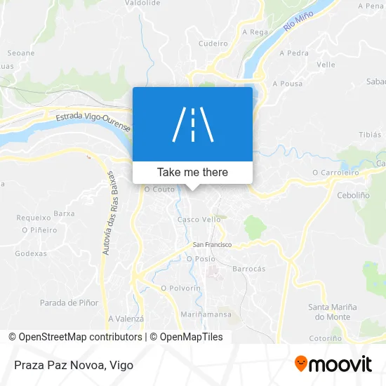 Praza Paz Novoa map