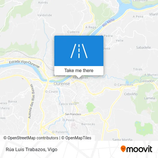 Rúa Luis Trabazos map