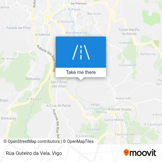 Rúa Outeiro da Vela map