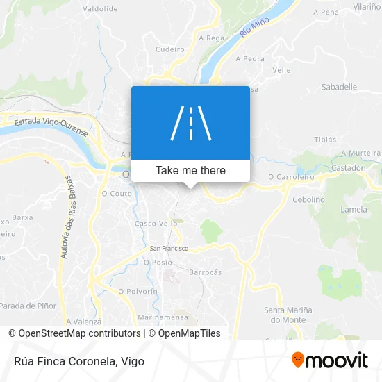 Rúa Finca Coronela map