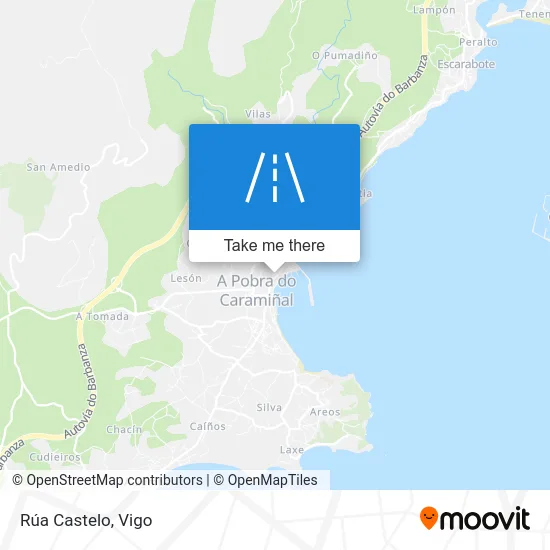 Rúa Castelo map