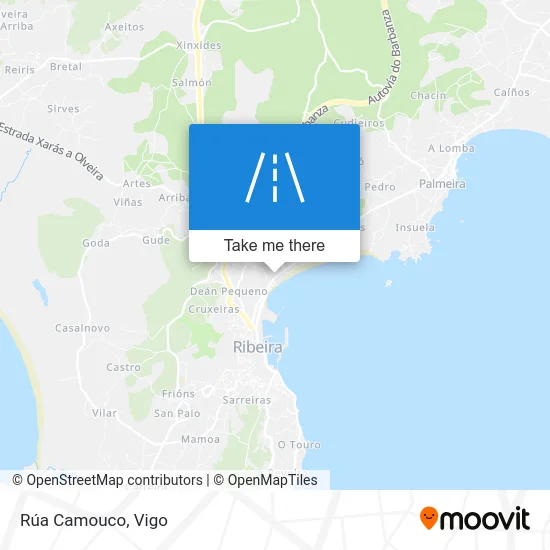 Rúa Camouco map