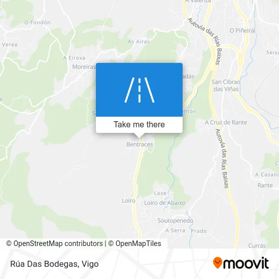 Rúa Das Bodegas map