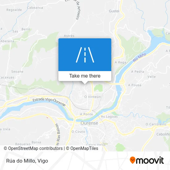 Rúa do Millo map
