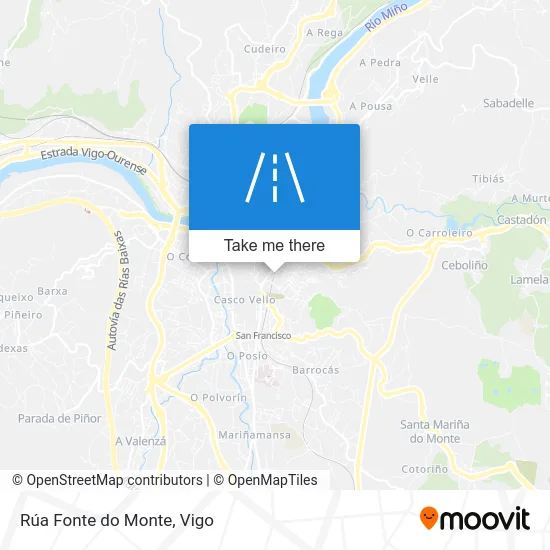 Rúa Fonte do Monte map