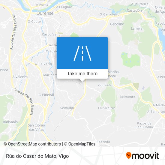 Rúa do Casar do Mato map