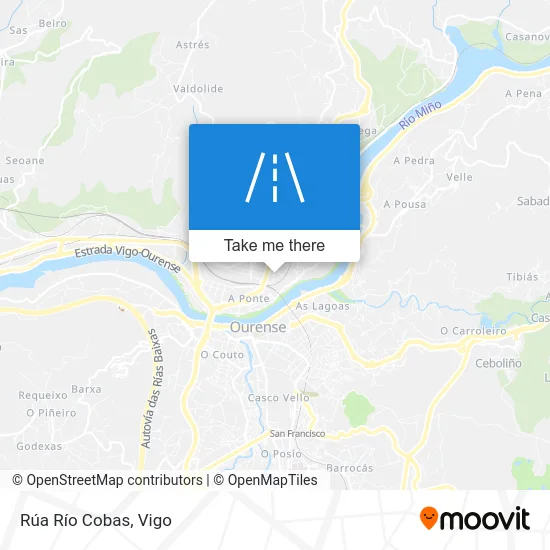 Rúa Río Cobas map