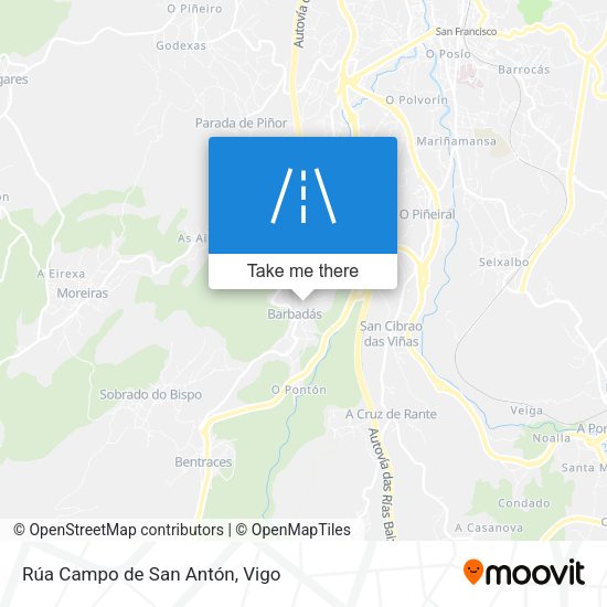 Rúa Campo de San Antón map