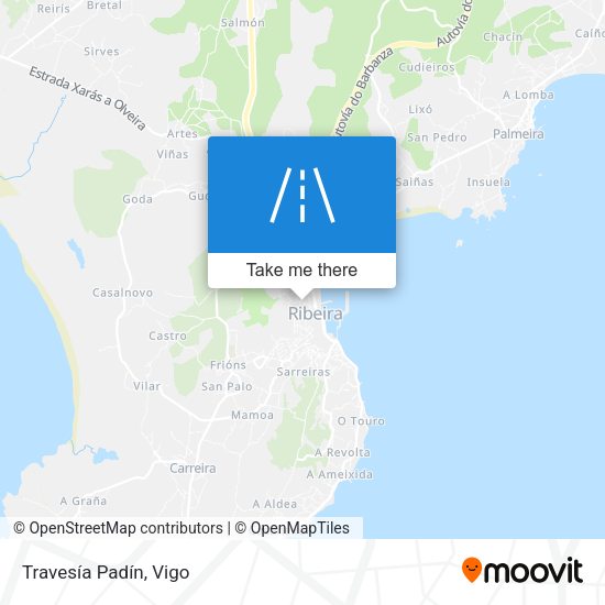 Travesía Padín map