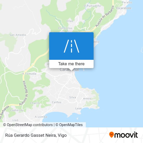 Rúa Gerardo Gasset Neira map
