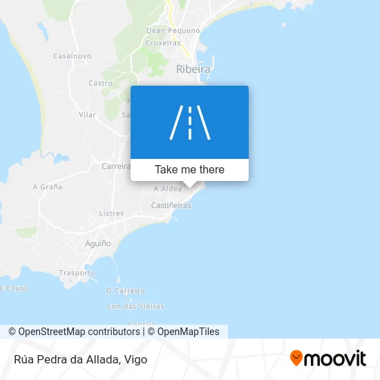 Rúa Pedra da Allada map