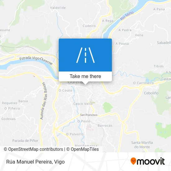 Rúa Manuel Pereira map