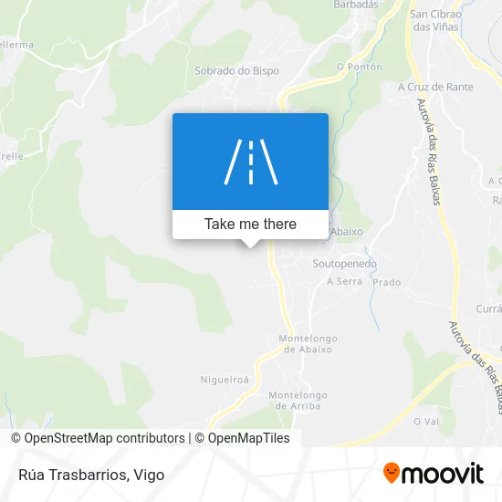 Rúa Trasbarrios map