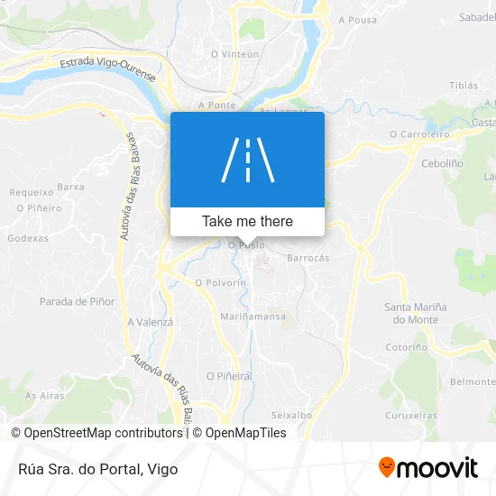 Rúa Sra. do Portal map