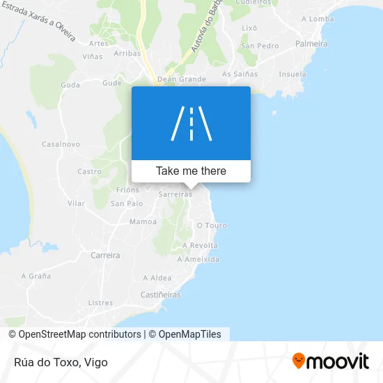 Rúa do Toxo map