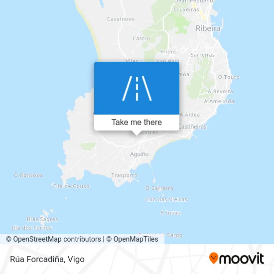 Rúa Forcadiña map