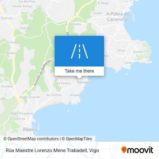 Rúa Maestre Lorenzo Mene Trabadell map