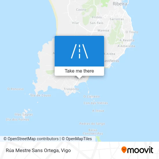 Rúa Mestre Sans Ortega map