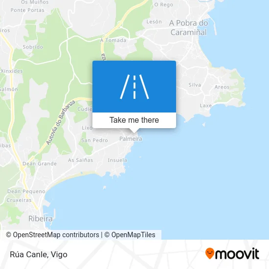 Rúa Canle map