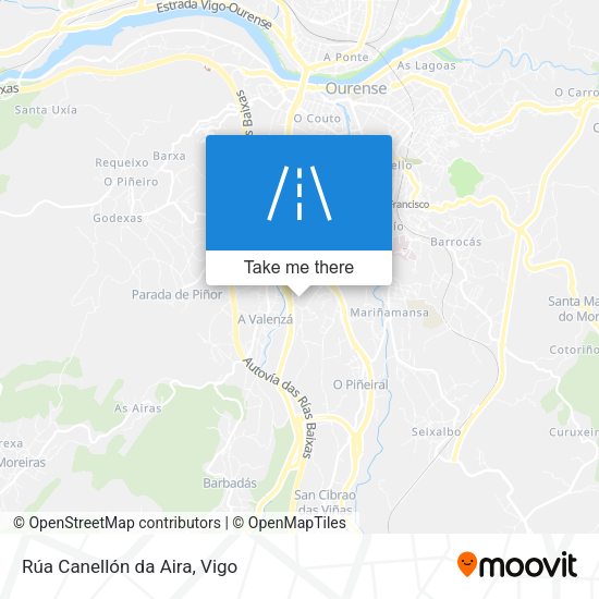 Rúa Canellón da Aira map