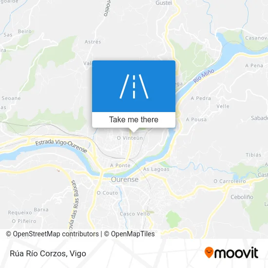 Rúa Río Corzos map
