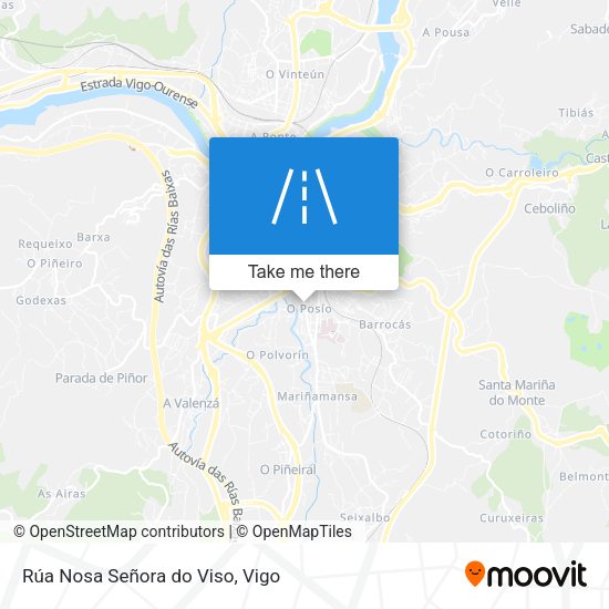 Rúa Nosa Señora do Viso map