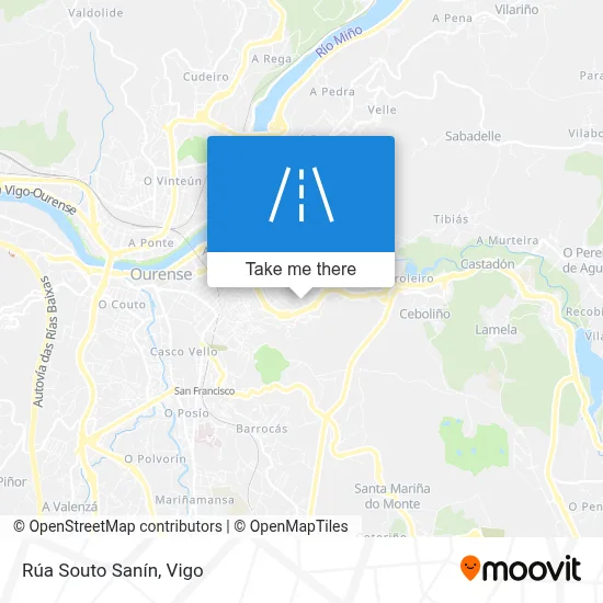 Rúa Souto Sanín map