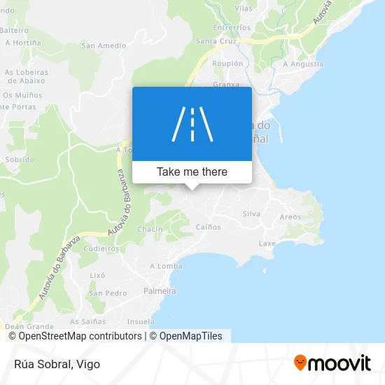 Rúa Sobral map