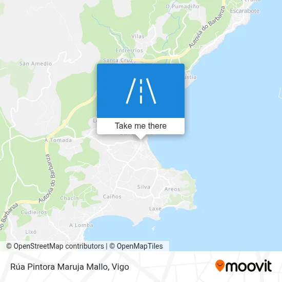 Rúa Pintora Maruja Mallo map