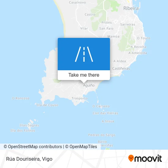 Rúa Douriseira map