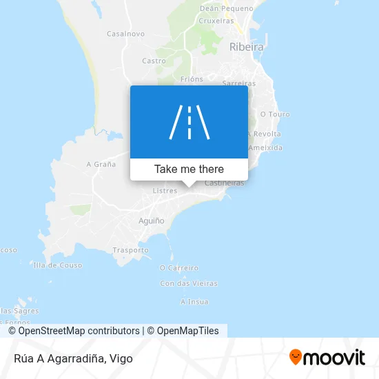 Rúa A Agarradiña map