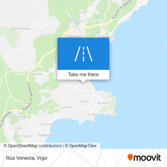 Rúa Venecia map