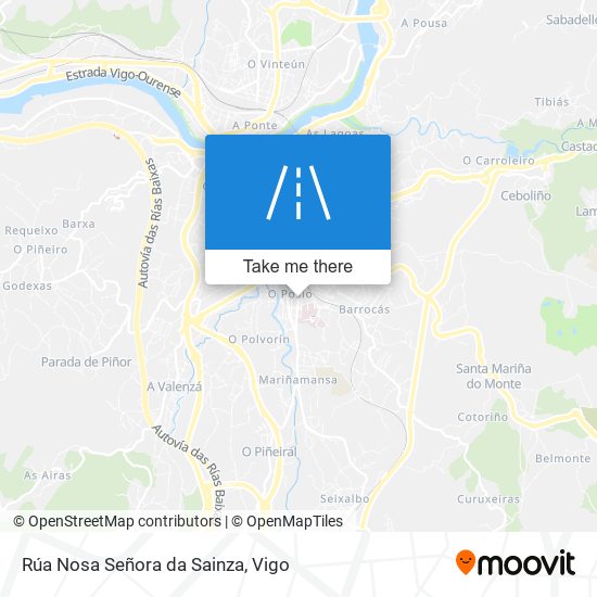 Rúa Nosa Señora da Sainza map