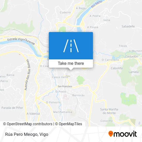 Rúa Pero Meogo map