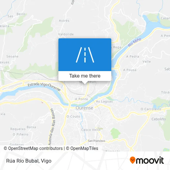 Rúa Río Bubal map