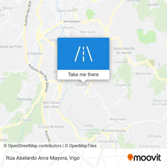 Rúa Abelardo Arce Mayora map