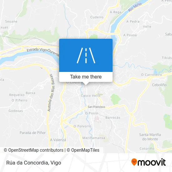 Rúa da Concordia map