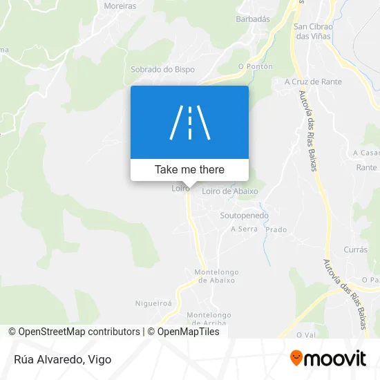 Rúa Alvaredo map