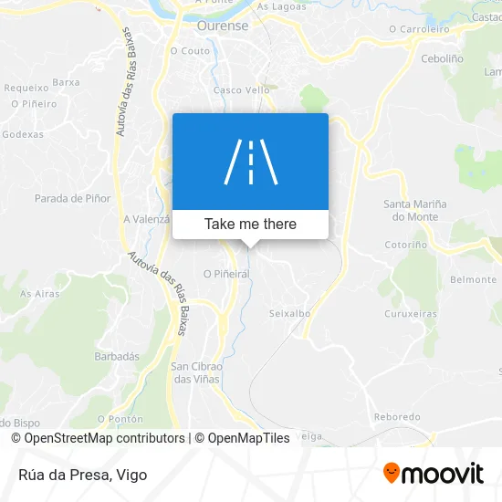 Rúa da Presa map