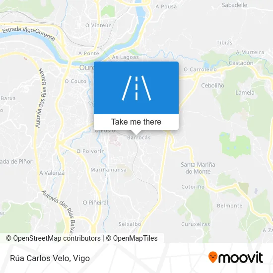 Rúa Carlos Velo map