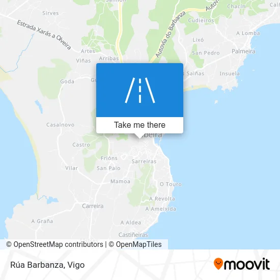 Rúa Barbanza map