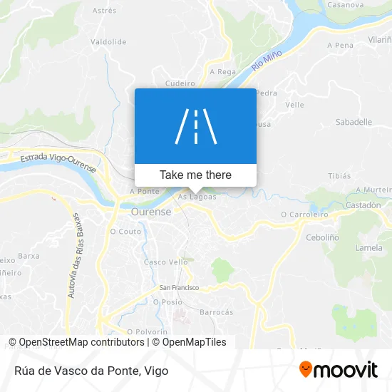 Rúa de Vasco da Ponte map