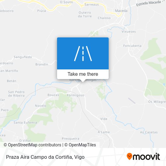 Praza Aira Campo da Cortiña map