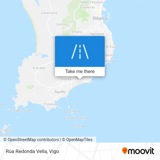 Rúa Redonda Vella map
