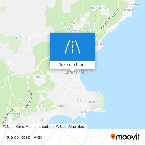 Rúa do Rosal map